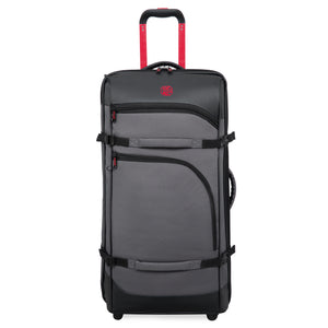 BRITBAG Persevering - 2-Wheel Duffle Bag 3pc Set (Charcoal)